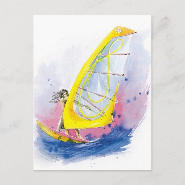 Windsurfer Postcard (Front)