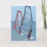 Windsurfer Trio Greeting Cards