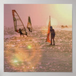 Windsurfers Poster Print