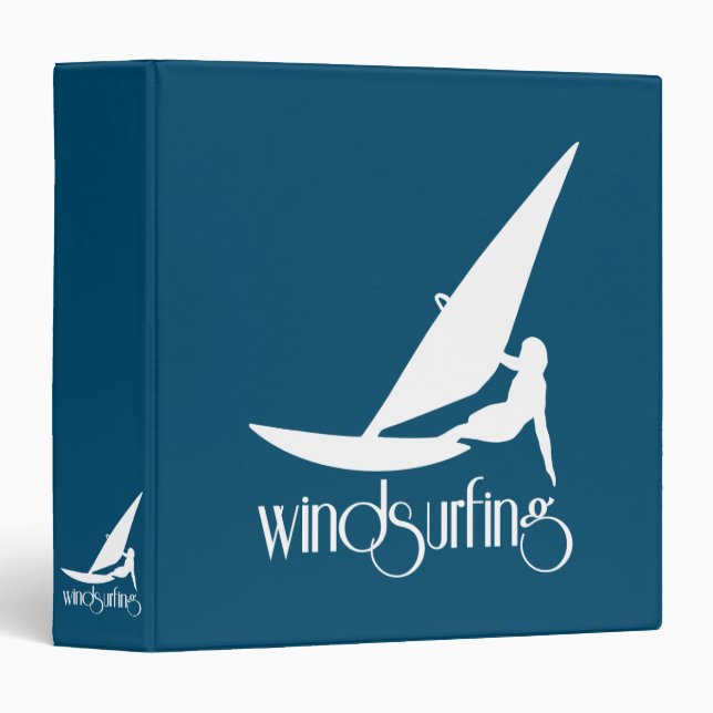 Windsurfing 3 Ring Binder (Front/Spine)