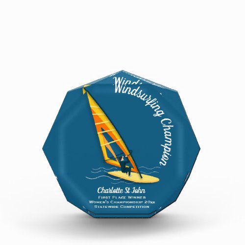 Windsurfing Acrylic Award