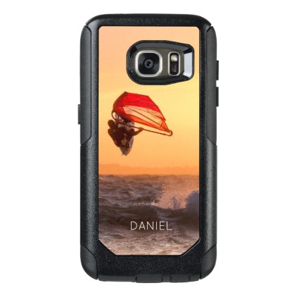 Windsurfing At Sunset Surfer Sailboarding OtterBox Samsung Galaxy S7 Case