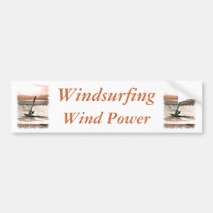 WINDSURFING BUMPER STICKER