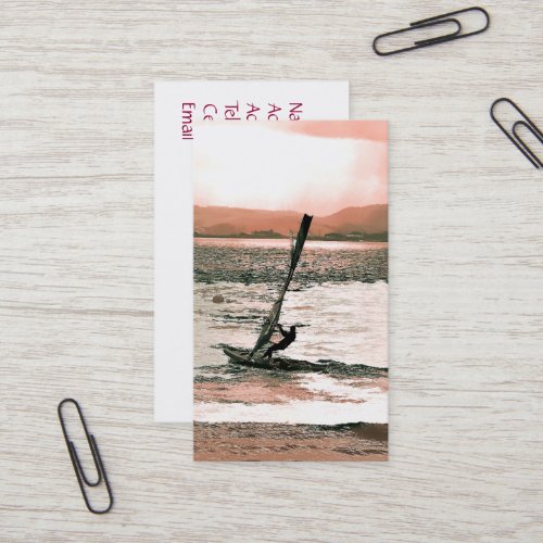 WINDSURFING BUSINESS CARD