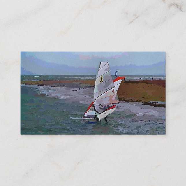 WINDSURFING BUSINESS CARD (Front)