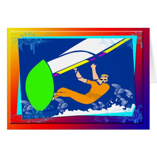 Windsurfing Cards (Front Horizontal)