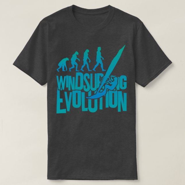 Windsurfing Evolution T-Shirt (Design Front)
