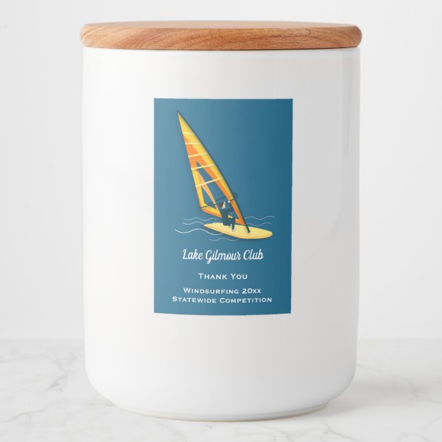 Windsurfing Food Label (Front)