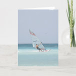 Windsurfing Greeting Card