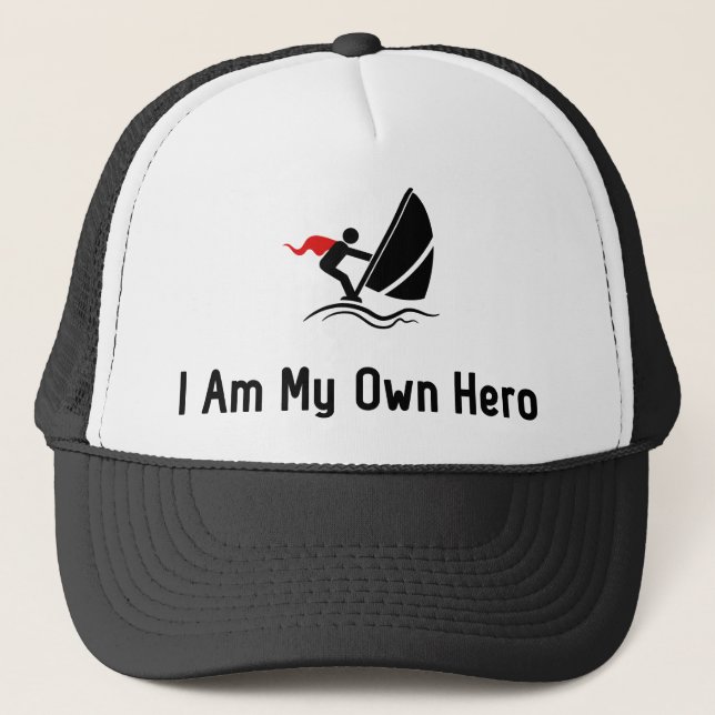 Windsurfing Hero Trucker Hat (Front)