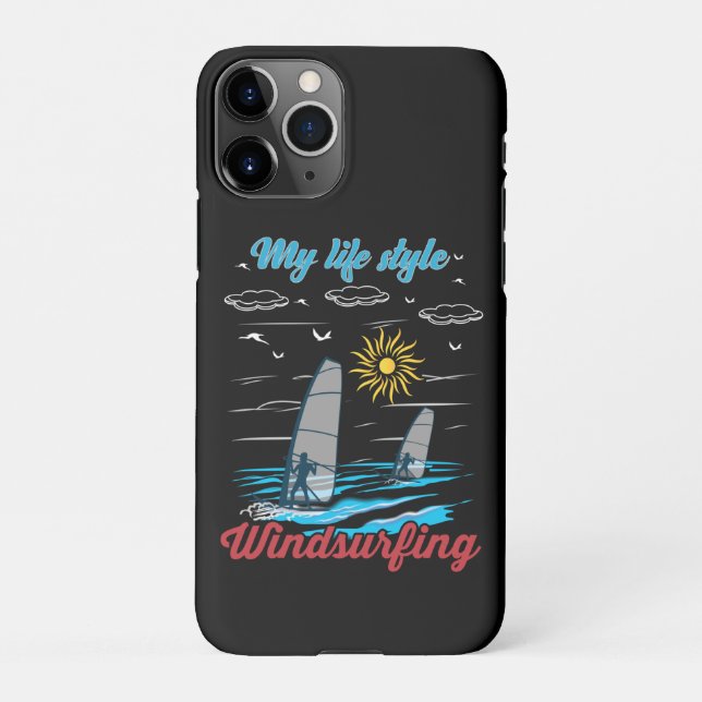 Windsurfing Is My Life Style iPhone Case (Back)