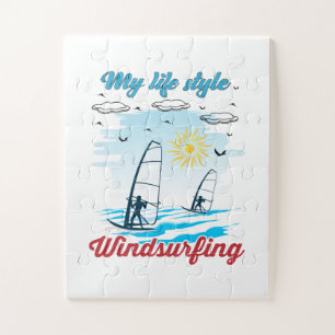 Windsurfing Is My Life Style Jigsaw Puzzle