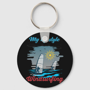 Windsurfing Is My Life Style Keychain