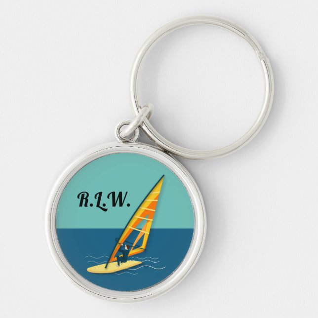 Windsurfing Keychain (Front)