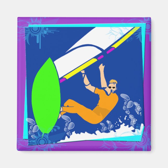 Windsurfing Magnet (Front)