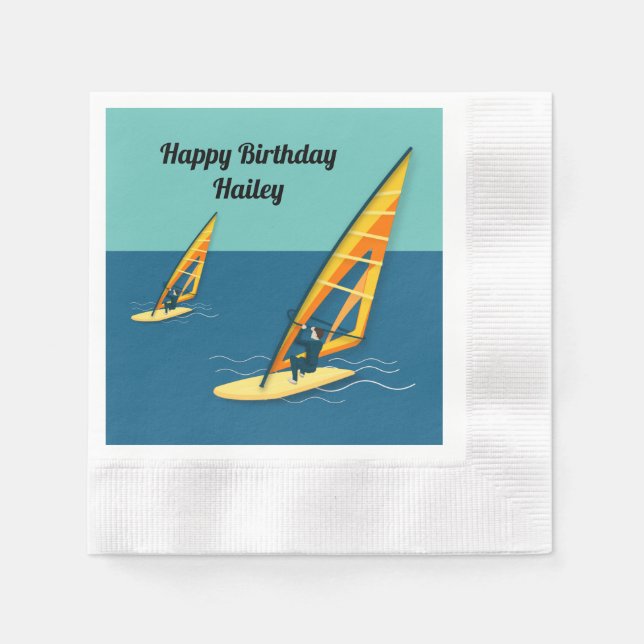 Windsurfing Napkins (Front)