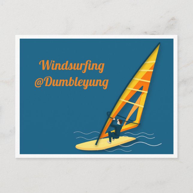 Windsurfing Postcard (Front)