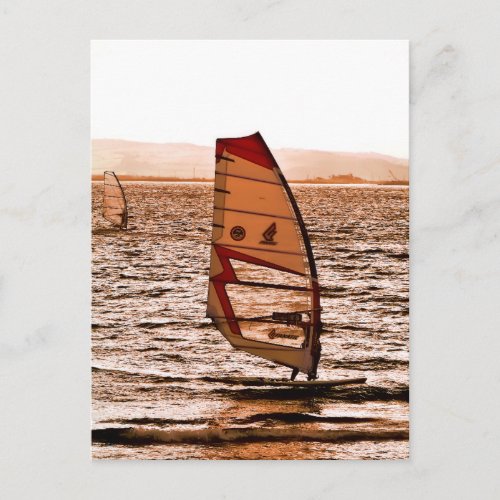 WINDSURFING POSTCARD