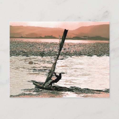 WINDSURFING POSTCARD