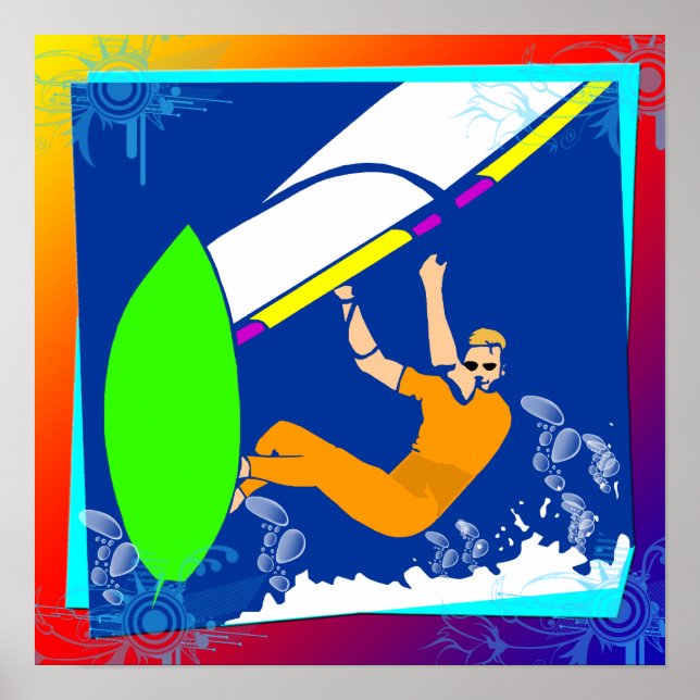 Windsurfing Poster (Front)