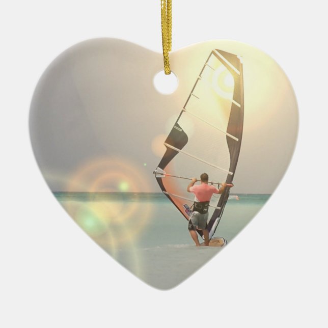 Windsurfing Sport Ornament (Front)