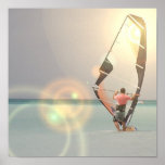 Windsurfing Sport Poster Print