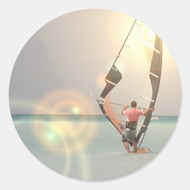 Windsurfing Sport Sticker (Front)