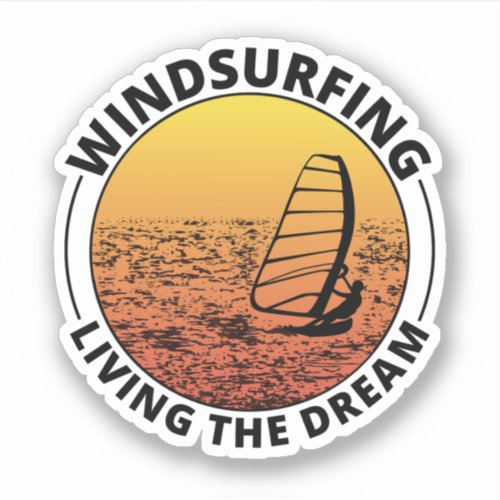 Windsurfing Surfing Wind Water sports Windsurfer Sticker