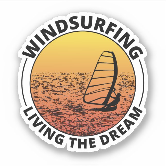 Windsurfing Surfing Wind Water sports Windsurfer Sticker (Front)