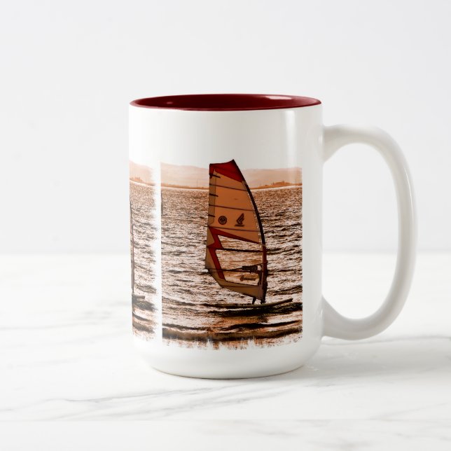 WINDSURFING Two-Tone COFFEE MUG (Right)