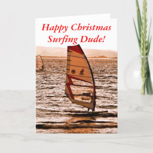 WINDSURFING UK HOLIDAY CARD