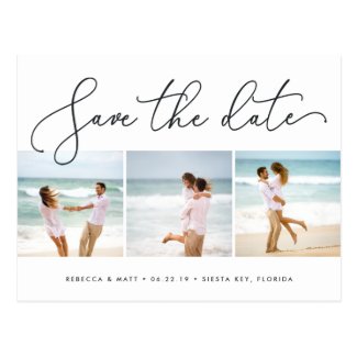 Beach Wedding Save The Dates Tropical Papers