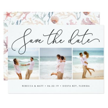 Windswept | Beach Wedding Save the Date Photo Card Windswept | Beach Wedding Save the Date Photo Card
