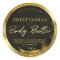 Windswept Glitter Black Gold Body Butter Labels