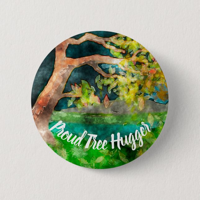 Windswept Tree Button (Front)