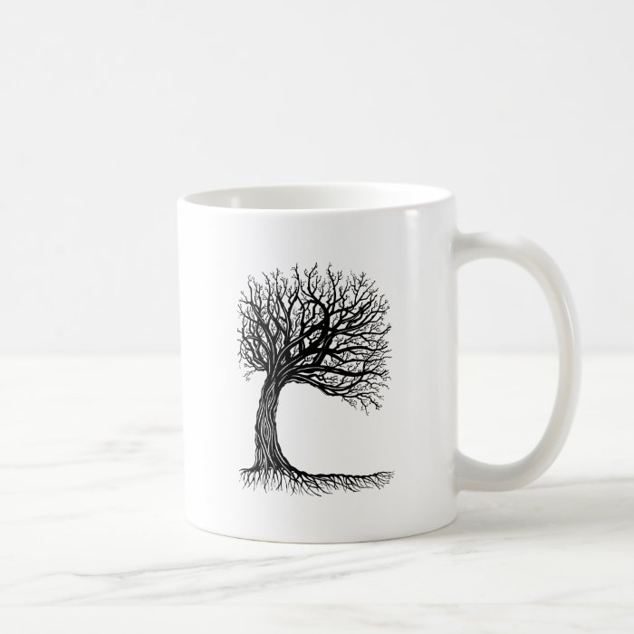 windswept tree of life mug