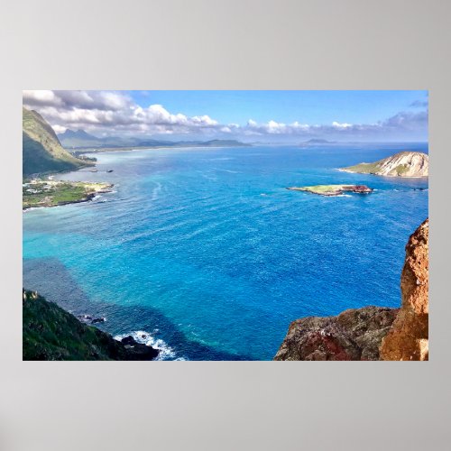Windward Oahu Ocean Poster
