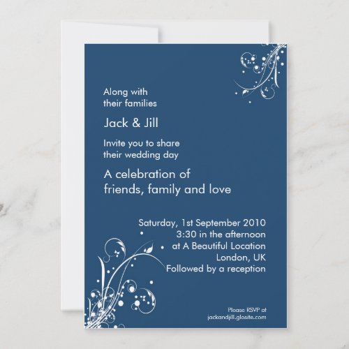 Windwhisp (stormy blue) 5x7 custom invites