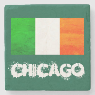 Windy City Chicago Irish Heritage Stone Coaster