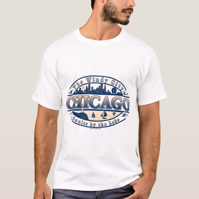 windy city chicago T-Shirt (Front)