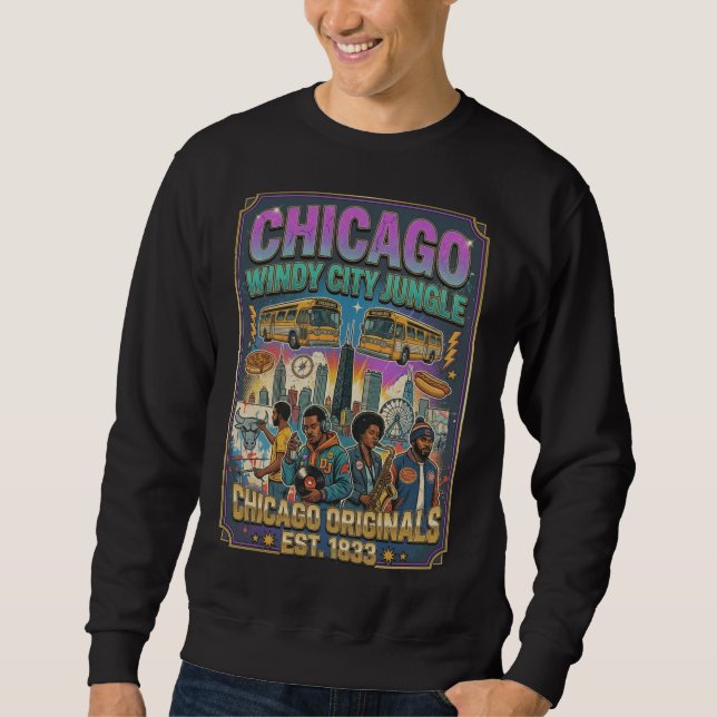Windy City Jungle Sweatshirt (Front)
