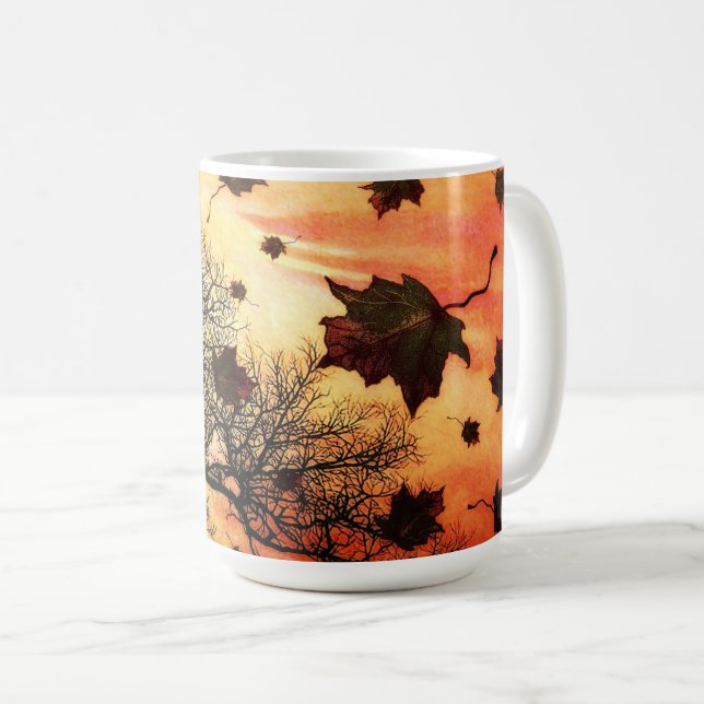 Windy Fall Day Mug (Front Right)