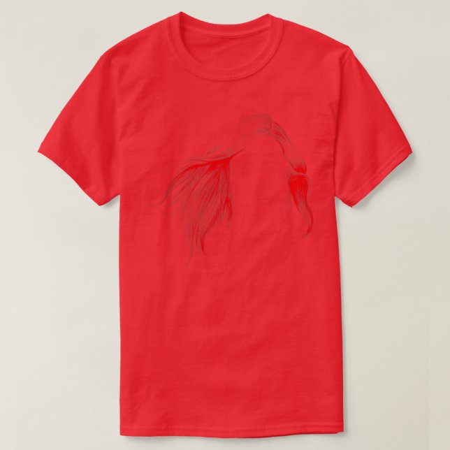 Windy Hair T-Shirt (Design Front)