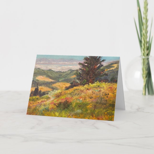Windy Hill Bay View Folded Greeting Card (Front)
