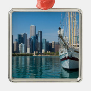 Windy Sailing Metal Ornament