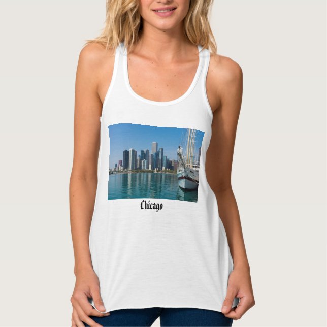 Windy Sailing Tank Top (Front)