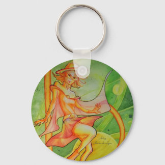Windy Saturn Keychain