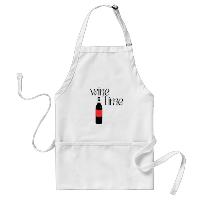 Wine Adult Apron (Front)