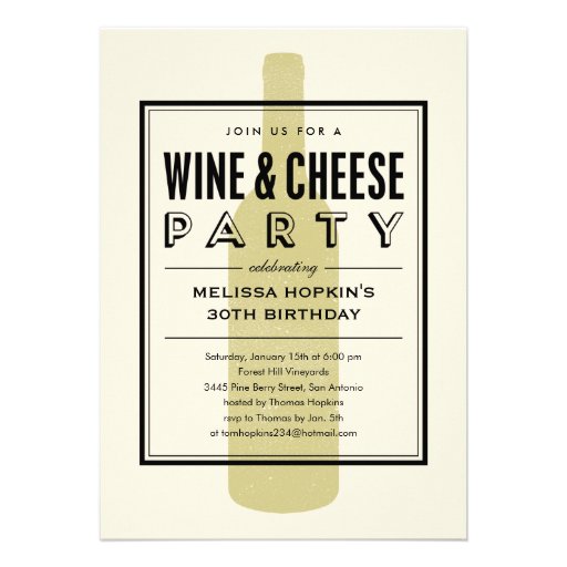 Wine And Cheese Party Invitation Wording 6