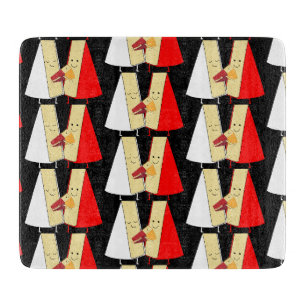 Wine And Cheese Lovers Cutting Board
